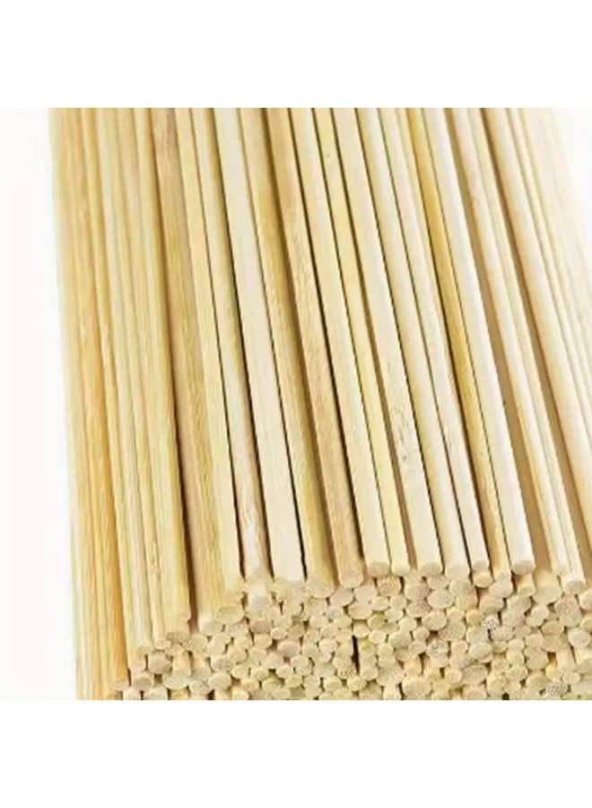 100pcs Bamboo Sticks 30cm x 2mm Strong Flexible Wooden Rods For DIY Crafts Model Building - Image 5